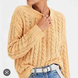 ! 2 for 20 ! American Eagle Yellow Knit Sweater